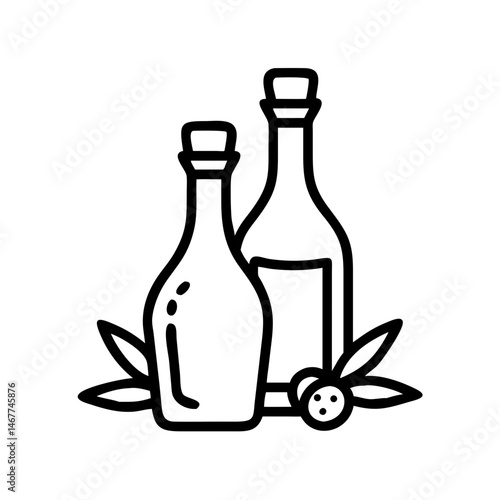 vinegar and oil