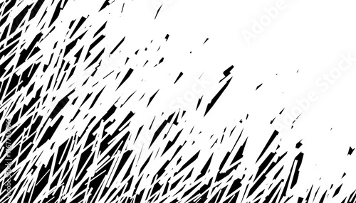 Black and white abstract and grunge particle for modern and sporty design element. Vector Format Illustration 