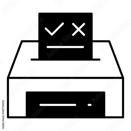 Vote dualtone icon