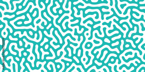 Abstract Turing pattern background. Reaction diffusion pattern. chaotic motion. Linear design. Vector illustration. Doodle labyrinth, pattern, zigzag, turing, Hand drawn Batik, arts, fashion, textile.