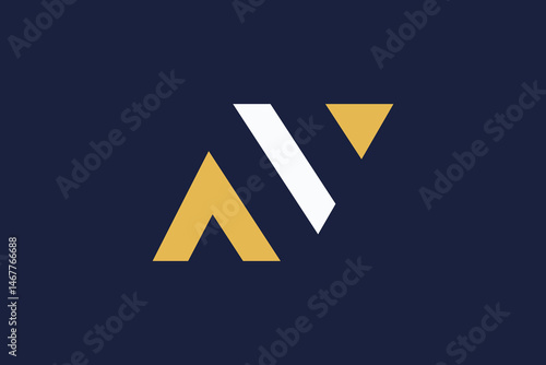 Free Download letter av logo icon vector design template concept - GFXLoad
