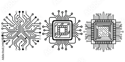 Circuit Board Microchips