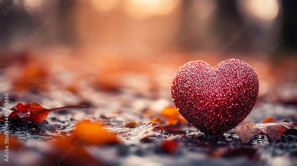A sparkly heart glows with radiant light, symbolizing love, joy, and emotional brilliance. A dreamy and whimsical visual ideal for romance, celebration, and heartfelt expression themes.