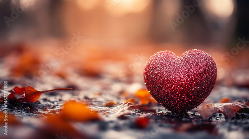 Obraz na płótnie A sparkly heart glows with radiant light, symbolizing love, joy, and emotional brilliance. A dreamy and whimsical visual ideal for romance, celebration, and heartfelt expression themes.
w salonie