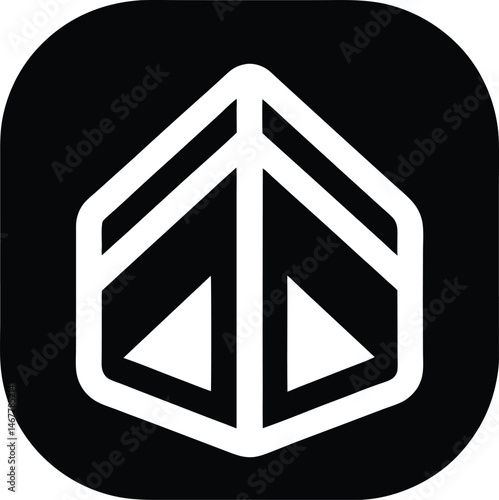 desktop app launcher icon vector illustration