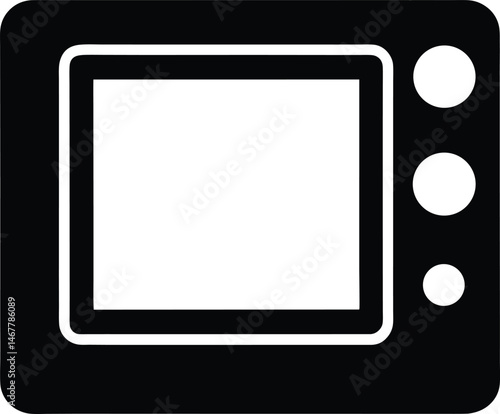 digital photo frame icon vector illustration