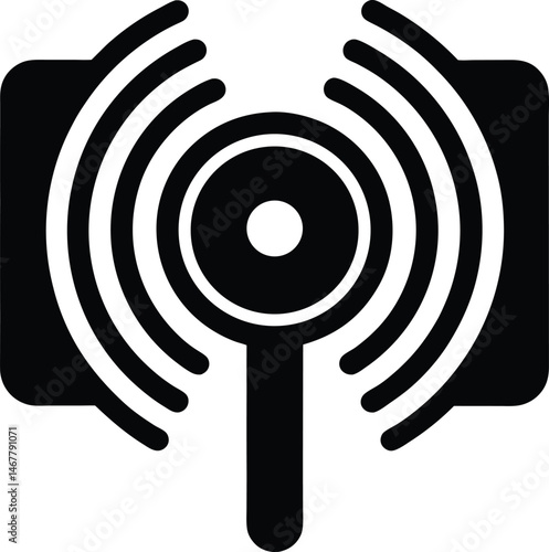 infrared sensor icon vector illustration