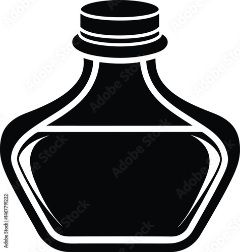 ink bottle icon vector illustration