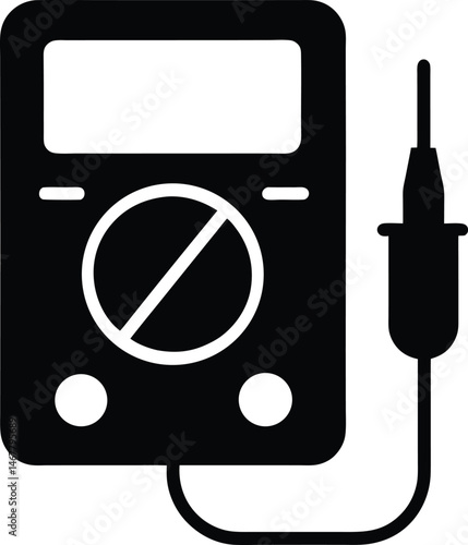 multimeter icon vector illustration