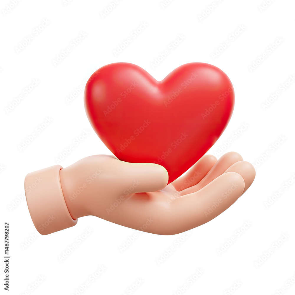 Obraz premium heart in hand