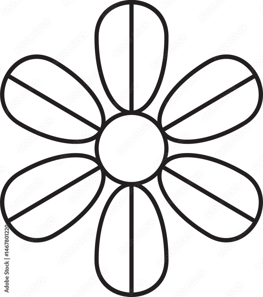 Flower Outline Flower Outline