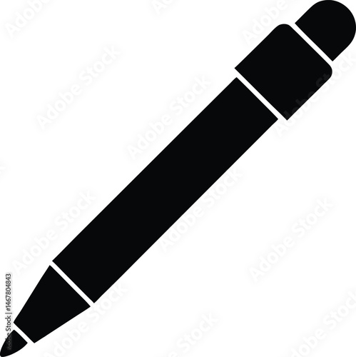 stylus pen digital icon vector illustration