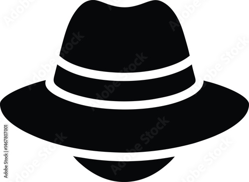 Traditional Hat Icon Vector Illustration