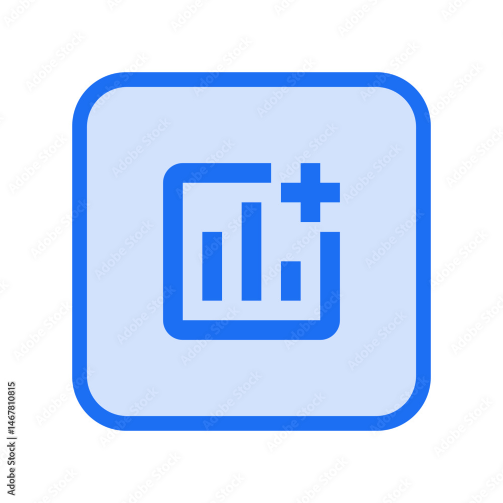 Obraz premium Add Chart Icon