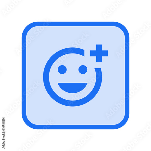 Add Reaction Outlined Icon