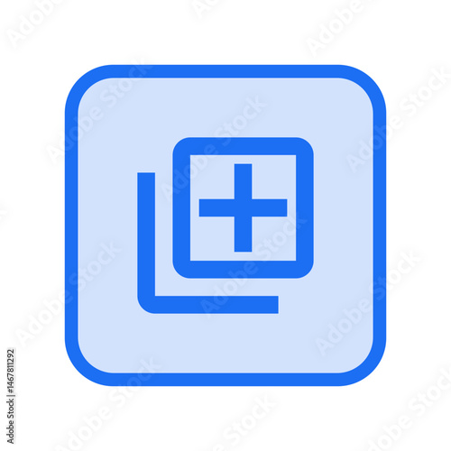 Add To Photos Outlined Icon