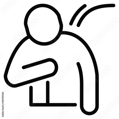 Polite in Education icon line vector illustration