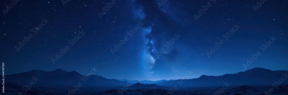 Deep indigo night sky, faint star dust, subtle textured grain , grain, blue, universe Deep indigo night sky, faint star dust, subtle textured grain , grain, blue, universe