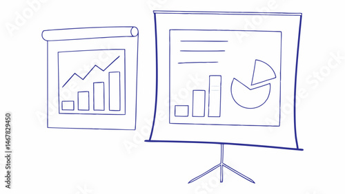 Business presentation charts graphs data visuals growth success strategy planning report analysis