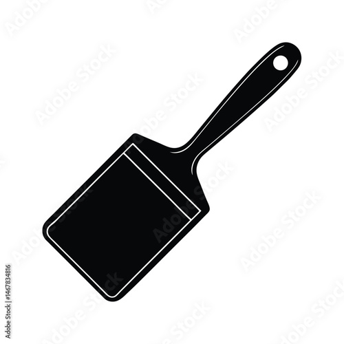 Stainless dough scraper for kitchen tasks