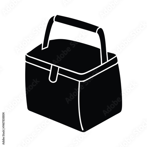 Insulated cooler lunch bag for food transport