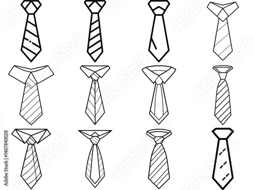 Thetie icon vector illustration isolated on white background.