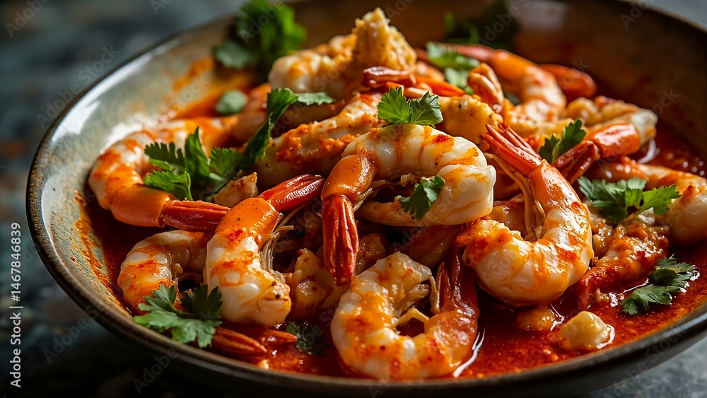 Spicy Seafood Fusion
A vibrant mix of spicy sautéed shrimp and crab Spicy Seafood Fusion
A vibrant mix of spicy sautéed shrimp and crab