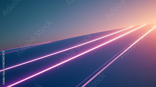 Road to sunrise