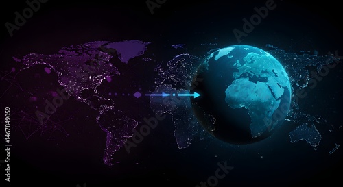 Global Connectivity: Illuminated Earth with Network Flow