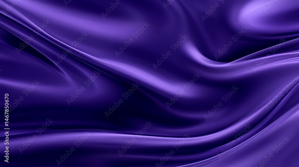 Smooth, flowing purple fabric Smooth, flowing purple fabric