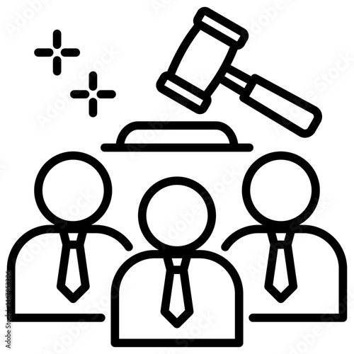 Representation Line Icon