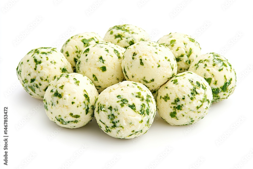 Obraz premium Round, flavorful, butter balls