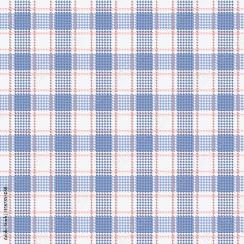 Seamless Houndstooth Gingham Pattern 15 May 2025