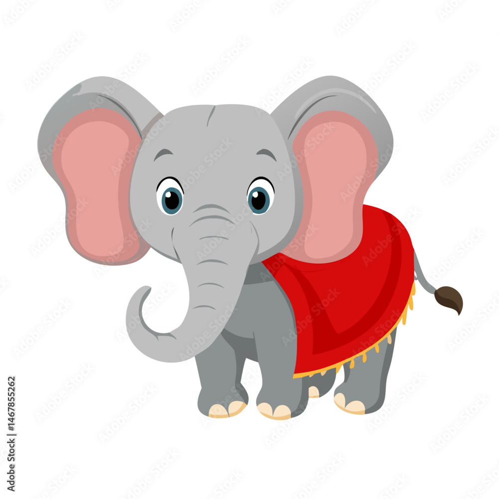 Naklejka premium Elephant: The Majestic Giant of the Animal Kingdom