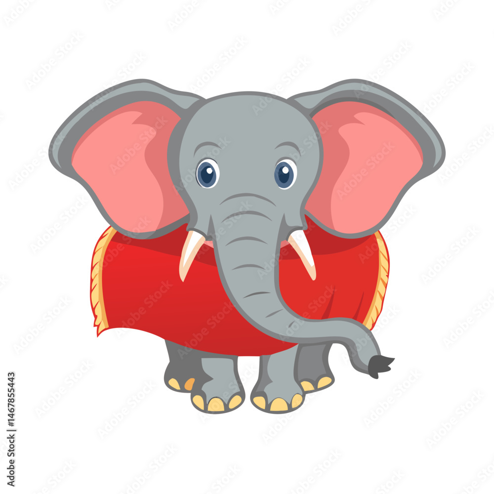 Naklejka premium Elephant: The Majestic Giant of the Animal Kingdom