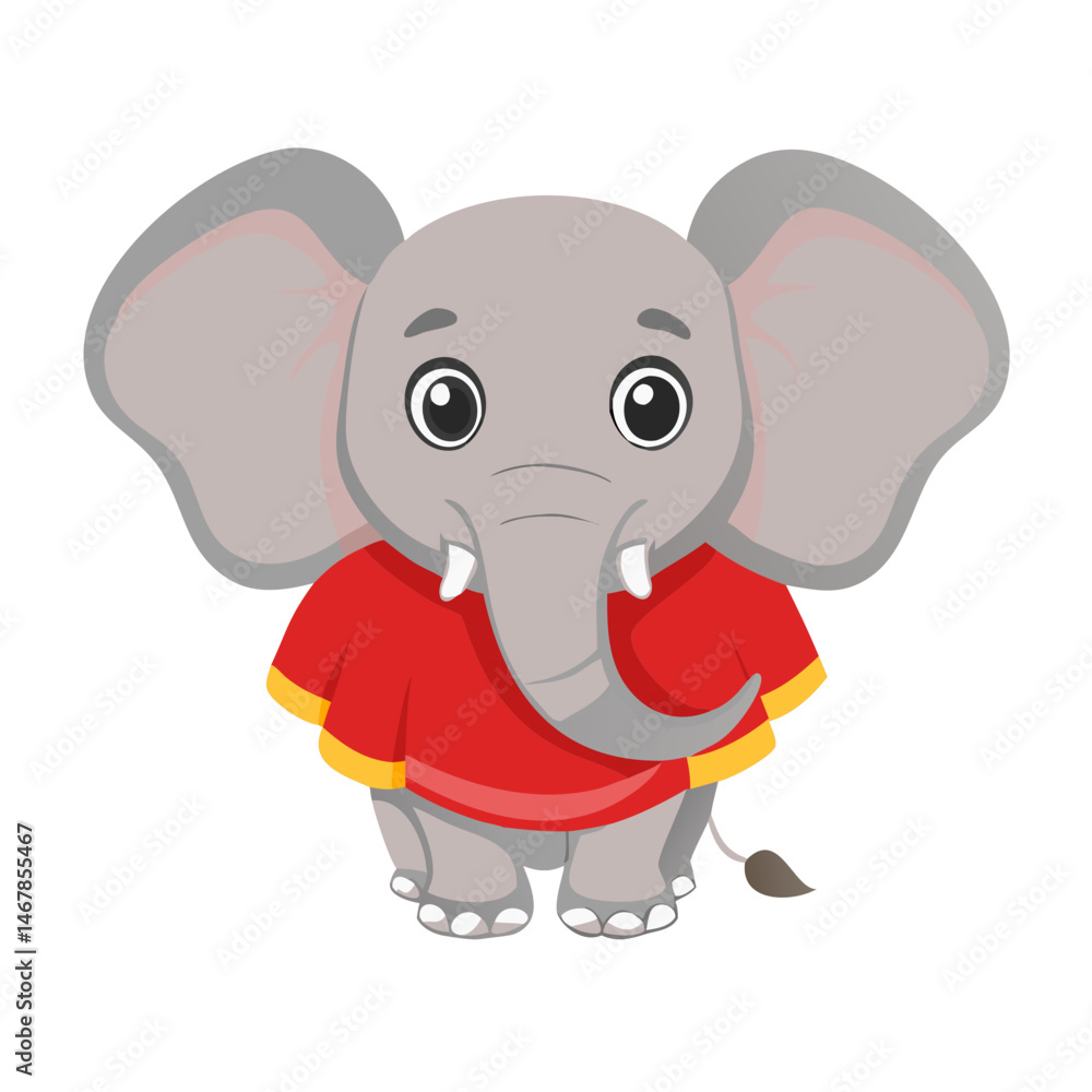 Naklejka premium Elephant: The Majestic Giant of the Animal Kingdom