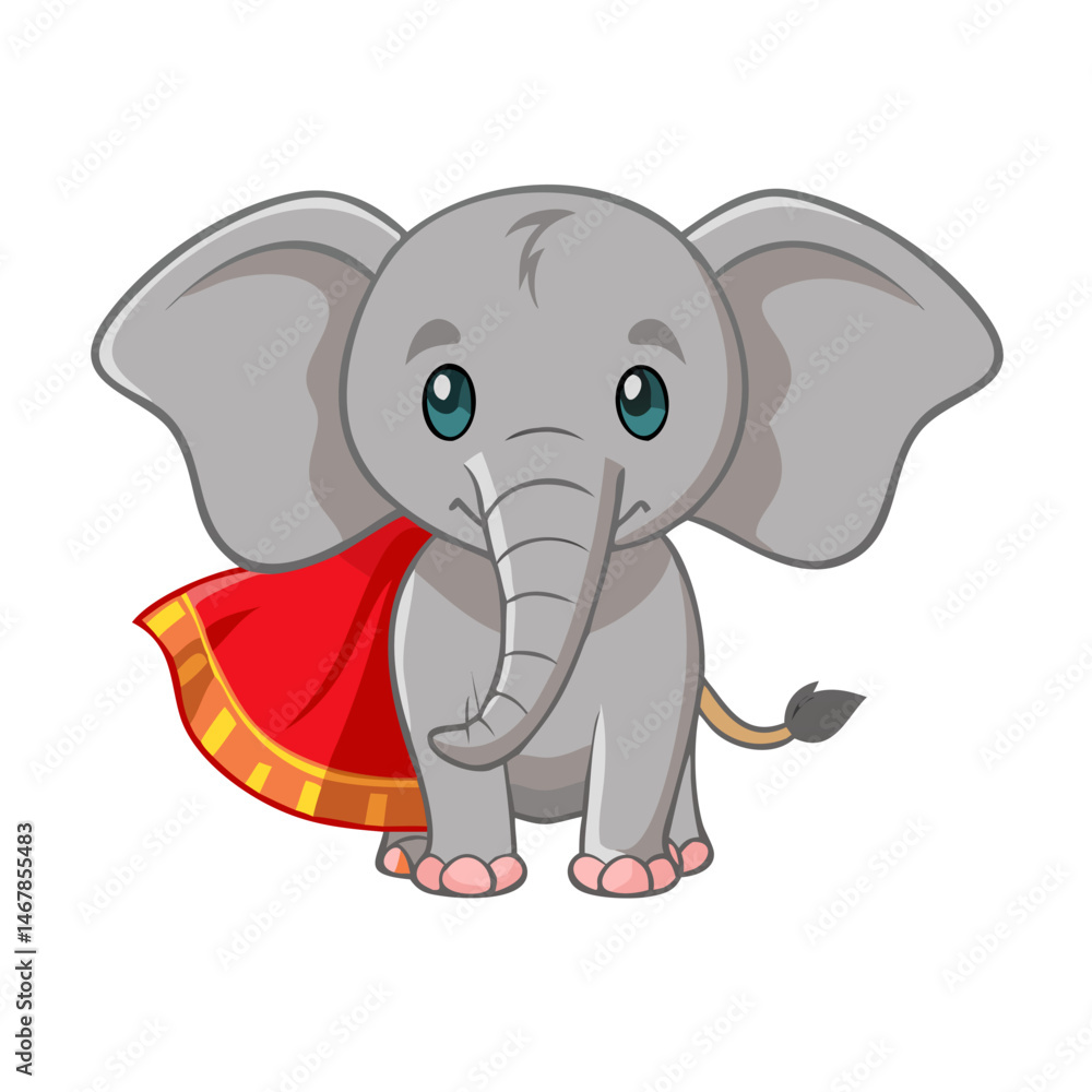 Naklejka premium Elephant: The Majestic Giant of the Animal Kingdom