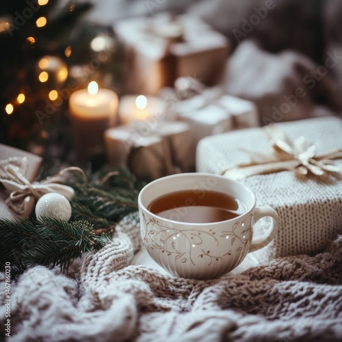 Wallpaper Mural Cozy Christmas Morning (1) Torontodigital.ca