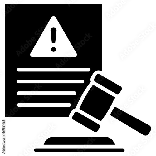 Claims Glyph Icon