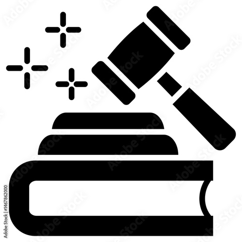 Legal Glyph Icon