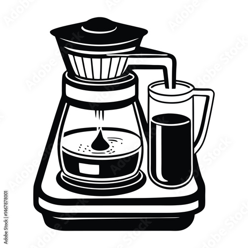 food processor Isolated on white background, logo icons vector illustration