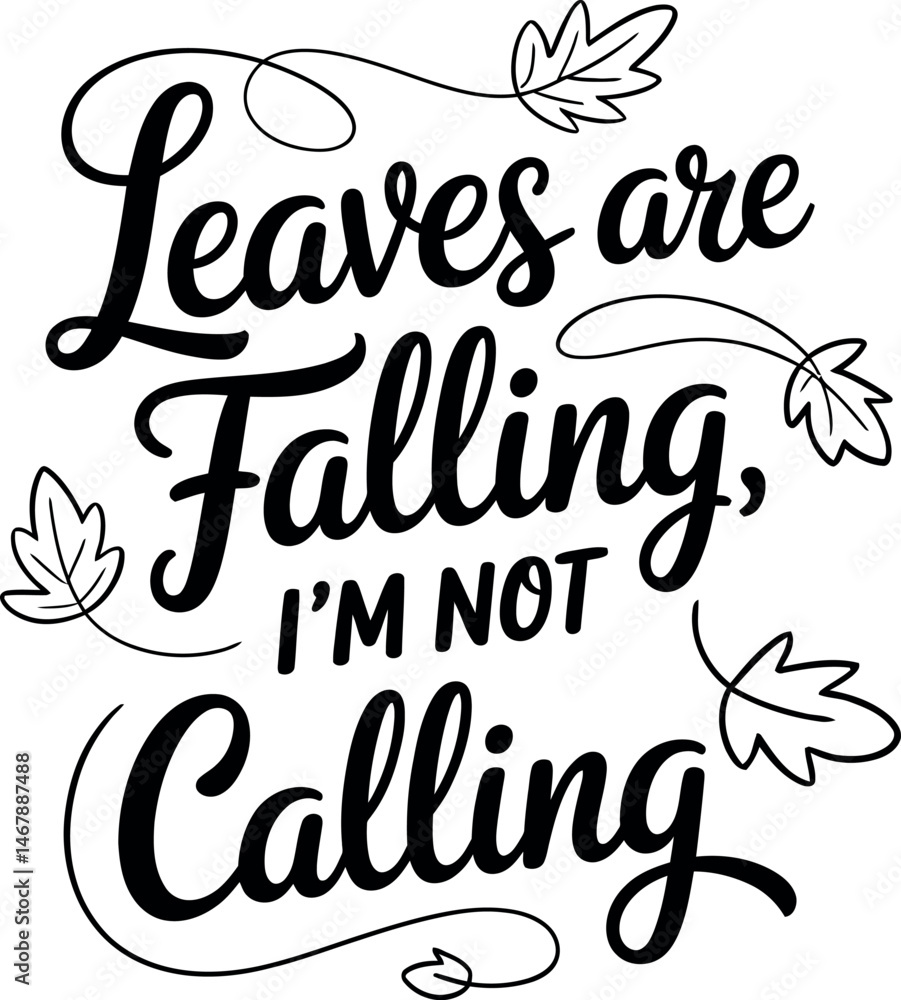 Naklejka premium Autumn svg design