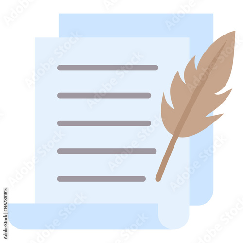 Testament Flat Icon