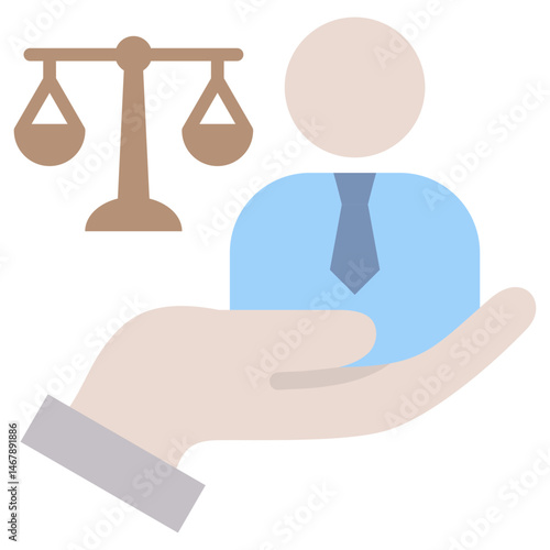 Compliance Manager Flat Icon