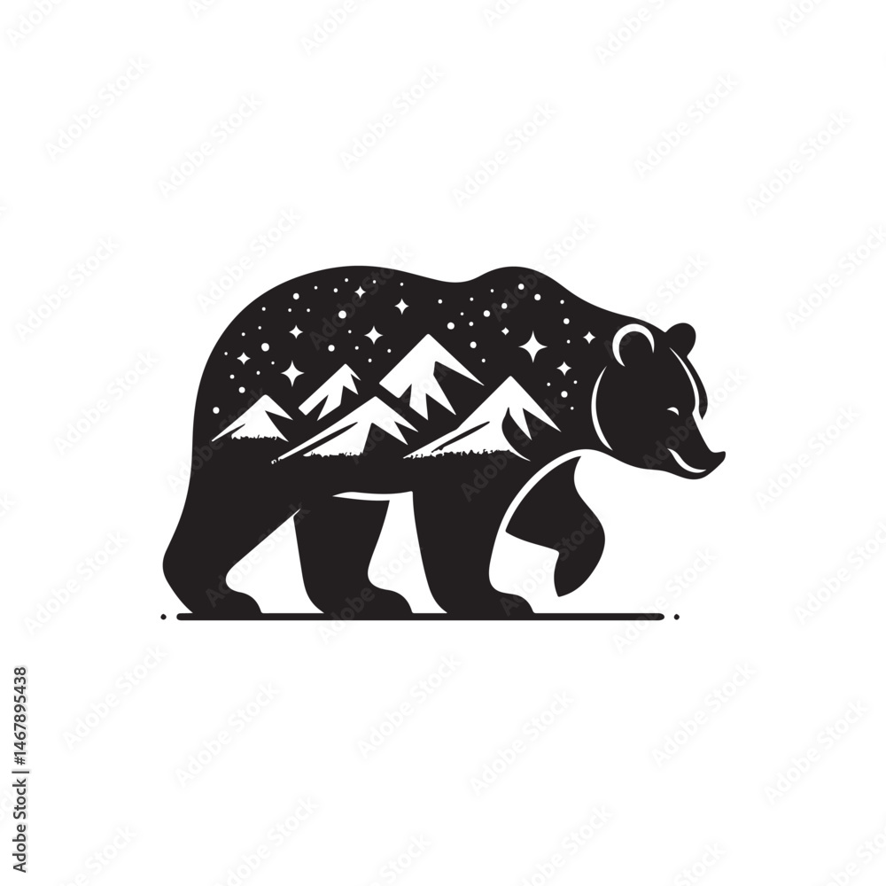 Fototapeta premium Bear Vector (2).eps