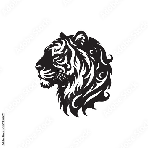 Wallpaper Mural Tiger Vector (1).eps Torontodigital.ca