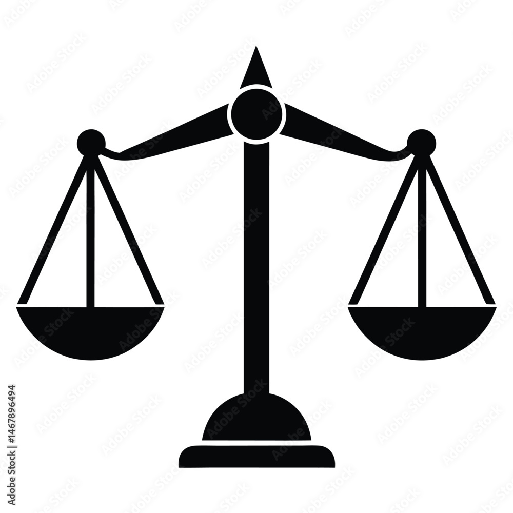 A classic balance scale stands still, symbolizing fairness and legal equilibrium perfectly A classic balance scale stands still, symbolizing fairness and legal equilibrium perfectly