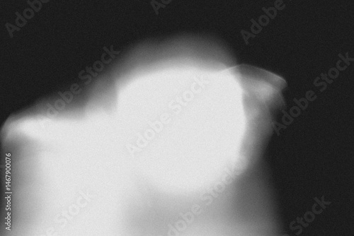 Abstract Grunge Texture with Blurred Light and Noise Effect