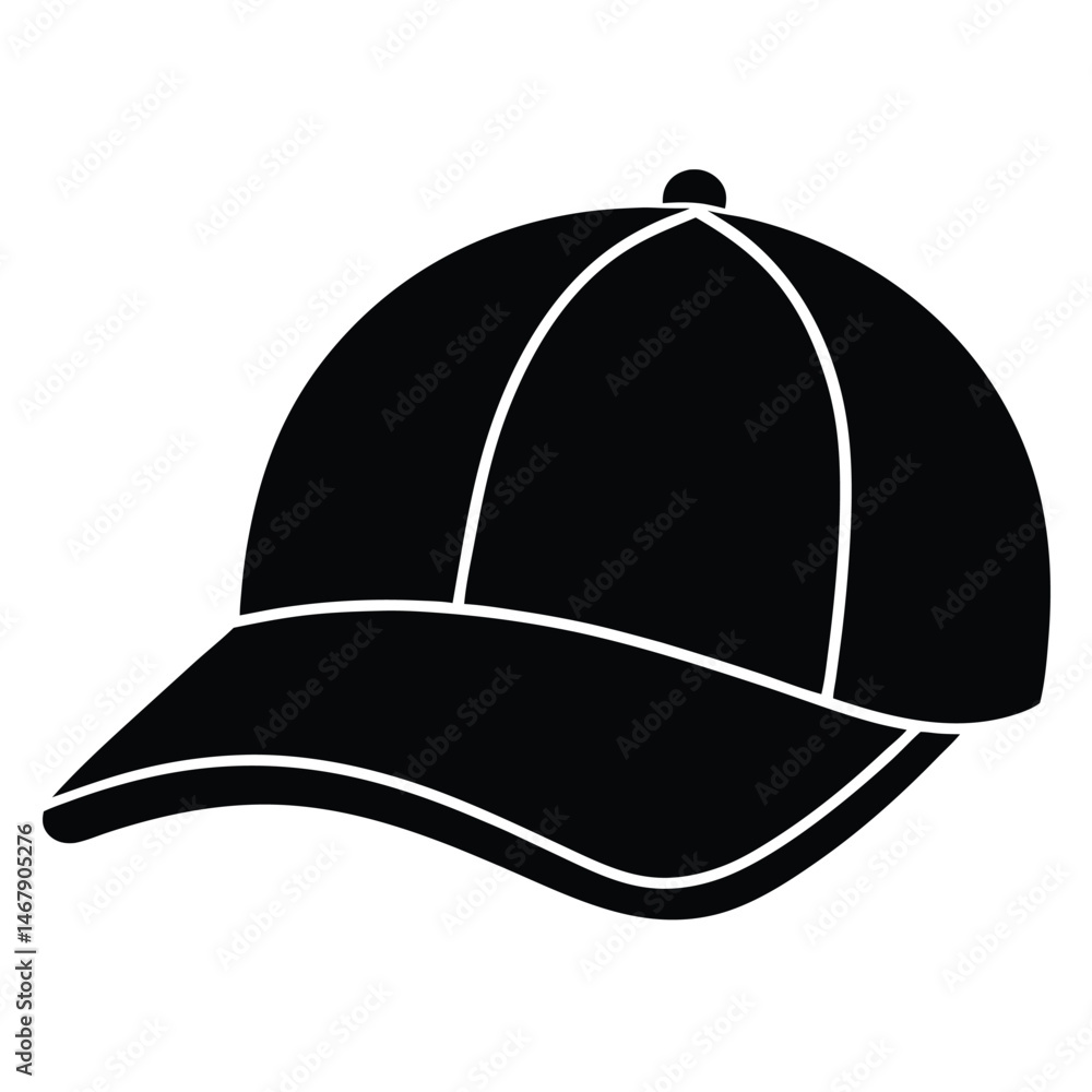 Isolated baseball cap shows simplicity and style for the perfect casual look Isolated baseball cap shows simplicity and style for the perfect casual look