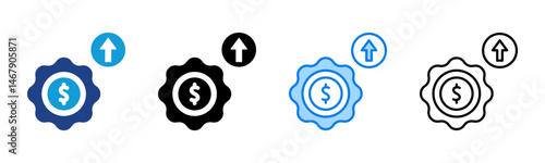 High Price icon sheet multiple style collection